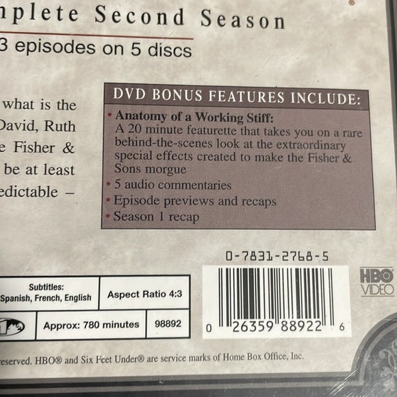 SIX FEET UNDER - SEASON 2 on DVD - Picture 5 of 5